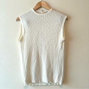 Vintage 60s Woolworth’s‎ Primstyle Sleeveless Acrylic Top